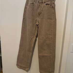 &Denim Ultra High Waist 90’s Straight Jeans